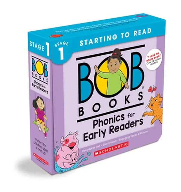 Bob Books - Phonics for Early Readers Box Set of 12 Paperbacks Decodable Phonics Books, Ages 4 and Up, Kindergarten (Stage 1: Starting to Read) -- Liza Charlesworth, Mixed Media Product