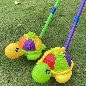 Children's puzzle early education toy (set of 1), walking assistant handcart, push and push toy, interactive toy car with rotating wings - educational fun for Christmas, Halloween, Thanksgiving, and birthday gifts