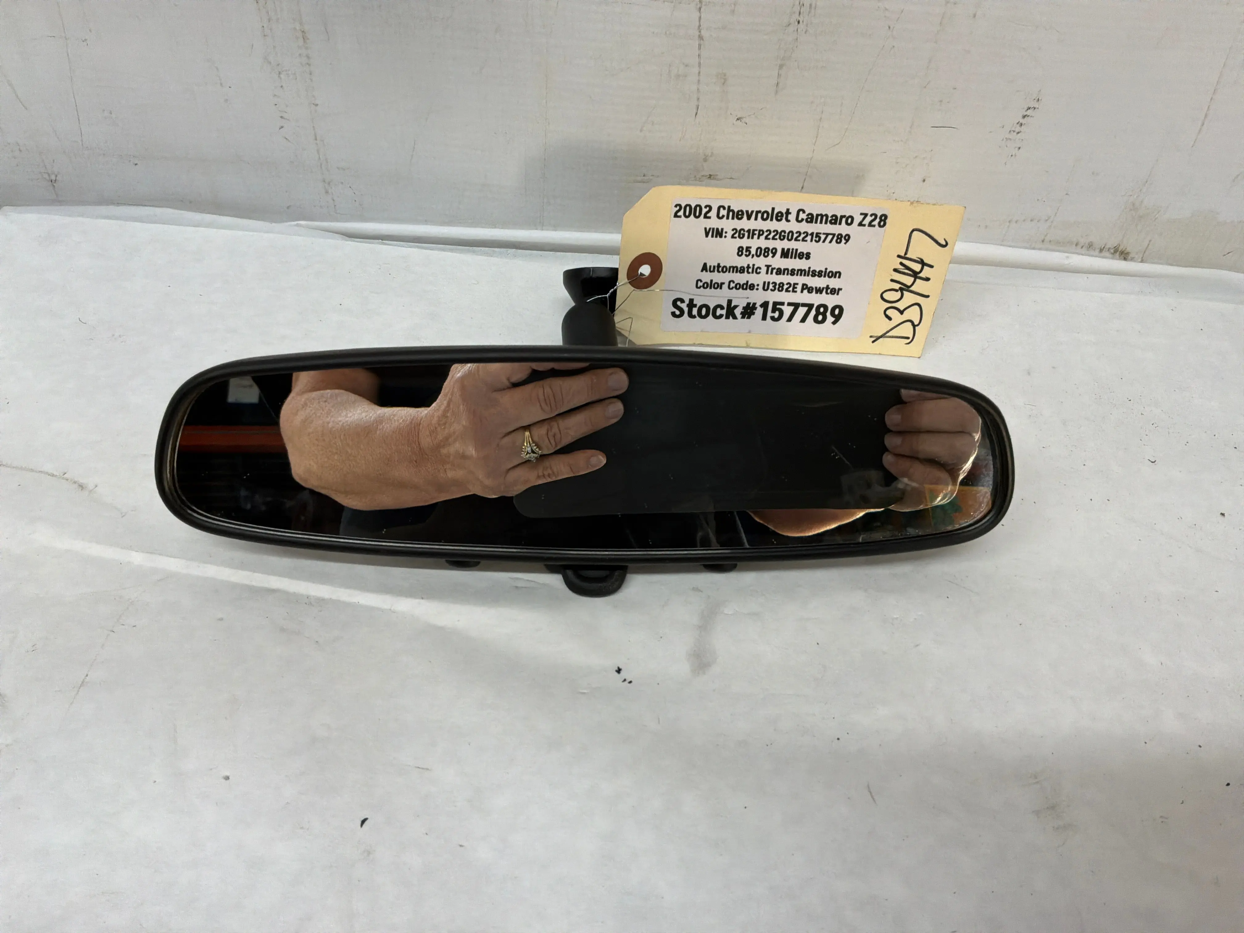 2002 Chevy Camaro Z28 Rearview Rear View Mirror w/ Reading Map Lights OEM
