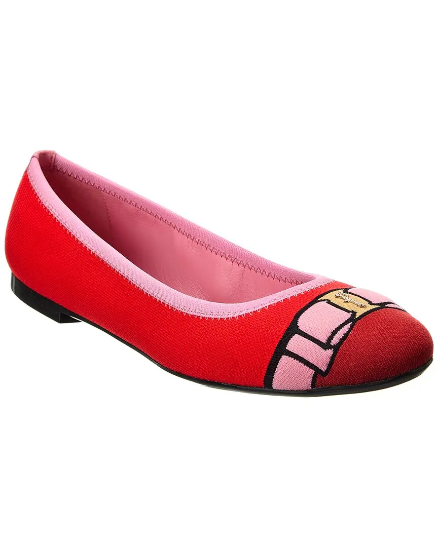 Ferragamo Varina Knit Flat