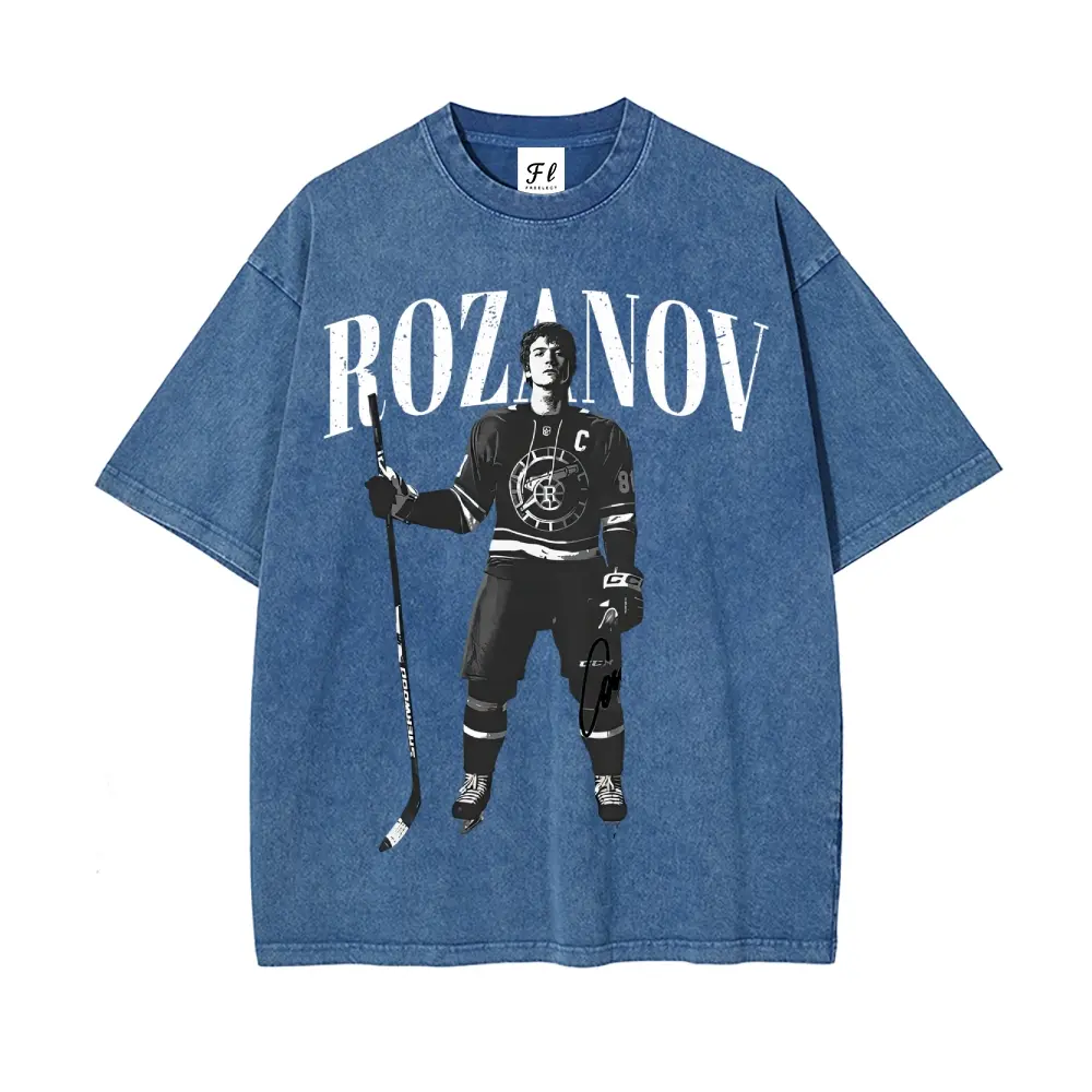 Heated Rivalry Ilay Rozanov Washed Vintage Cotton T Shirt Streetwear Unisex Casual Fan Essential Crew Neck Drop Shoulder Summer