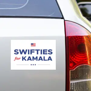 For Kamala Harris Car Magnet in White, Funny Political Magnetic Bumper Sticker, Harris for President, Elect Harris Walz 2024