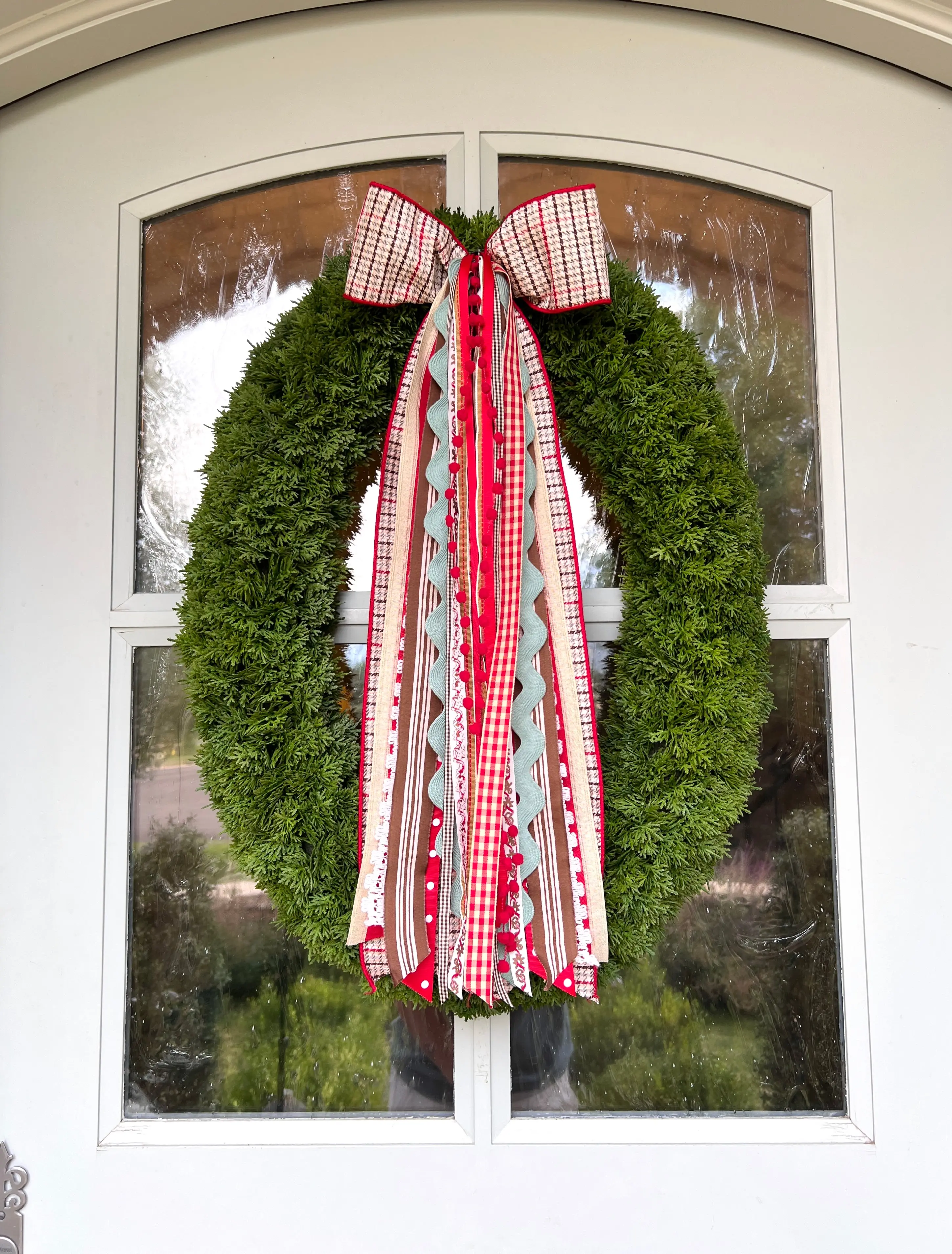 Gingerbread Cottage Wreath Ribbon