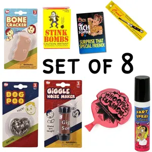 💥 The Ultimate Prank Kit – 8 Hilarious Gags in One Epic Set!