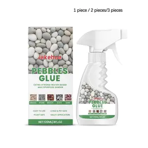 River Stone Adhesive (120ML/120ML*2/120ML*3), Waterproof and Freeze-Resistant, Durable Rock and River Stone Glue, Multi-Purpose Daily Sealant