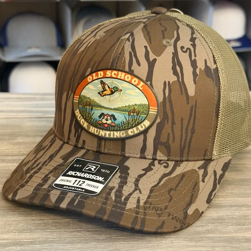 Old School Duck Hunting Club Richardson 112 Fun Hat  display picture 3