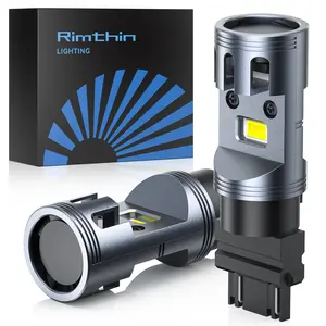 Rimthin latest CANBUS 7443 3157 LED bulbs white light anti-flicker built-in resistor error-free turn signals and daytime running lights/parking lights 2PCS