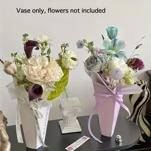 10 Pack Multicolor Handmade-Style DIY Flower Box & Gift Packaging - & Flower Paper Bouquet Boxes Suitable for Mother's Day, Teacher Gifts, Florist Use - DIY Craft Gift Boxes