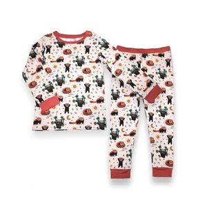 Red Panda Two-Piece Pajamas Ultra-Soft Viscose from Bamboo Blend Sleepwear by Jungle Jams