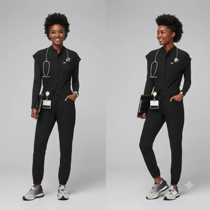 Alexis Scrub Jumpsuit - Casual Style, Ideal for Medical Professionals - Womenswear