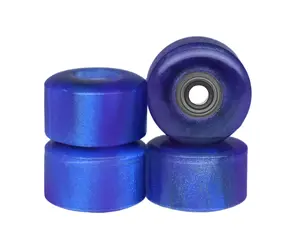Apex New Street, Geode Series Wheels - 77D Urethane - ABEC-9 Bearings - "Galaxy Agate Swirl"