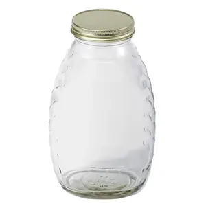 Little Giant HJAR16 16-Ounce Beekeeping Honey Skep Jar w/ Airtight Lid (36 Jars)