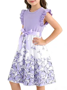 Toddler Lavender Butterfly Dress, Summer Sweetie Outfit Must-Have✨
