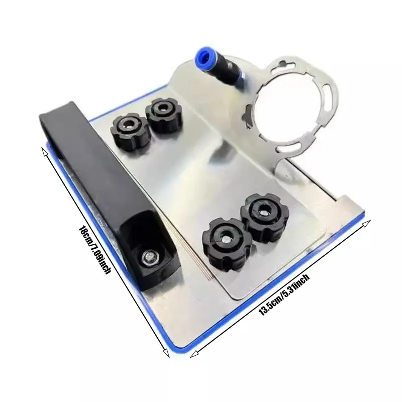 Silver with blue edge