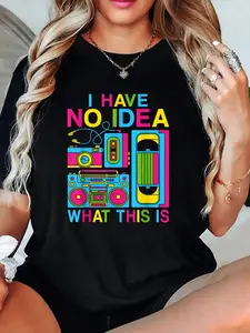 100% Cotton T-shirts I Have No Idea What This Is 80s 90s Outfit Boys Girls Kids T-Shirt