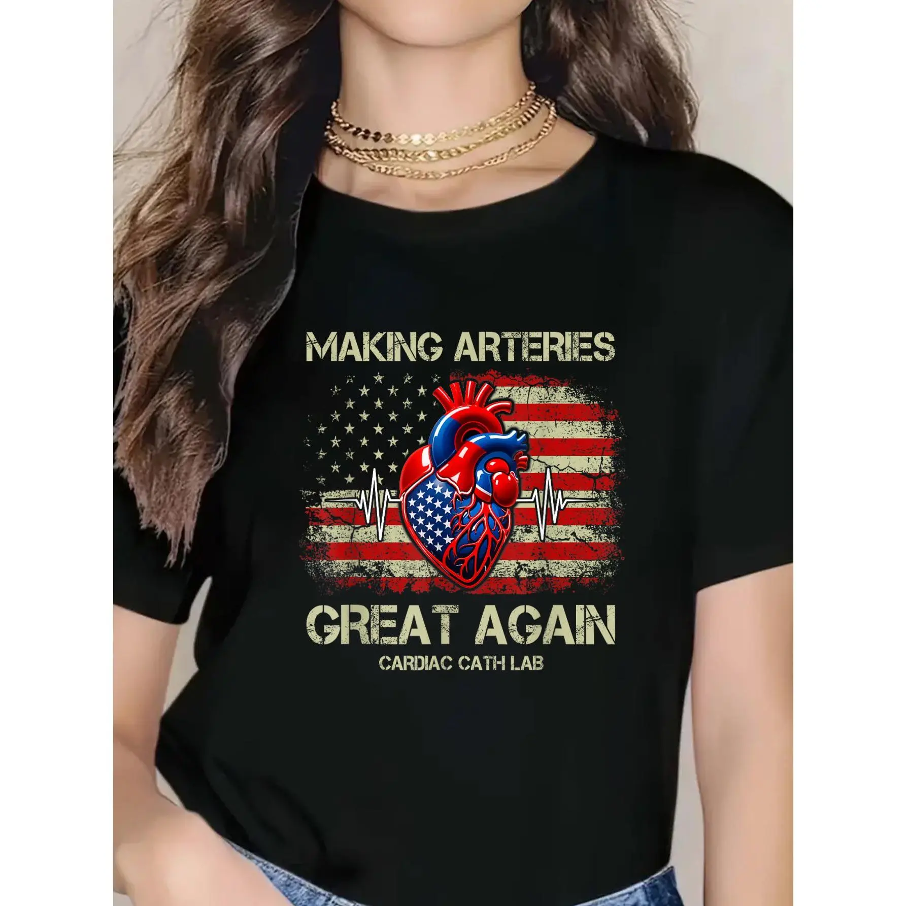 100% Cotton Unisex LPN Nurse T-Shirt – Licensed Practical Nurse (LPN) T-Shirt – Printed Short-Sleeve Round-Neck T-Shirt Top