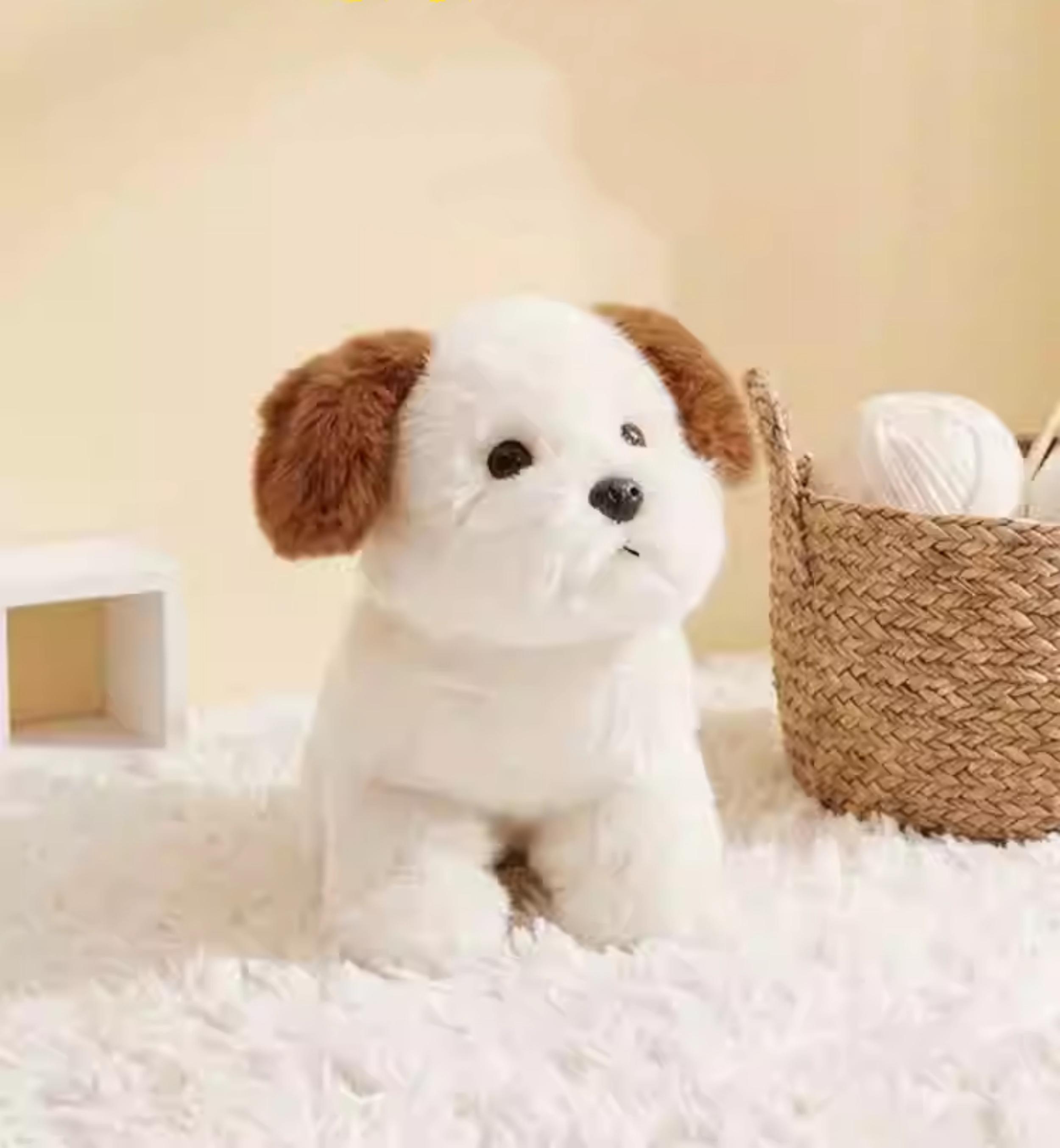 MINISO Sassy Puppy Plush Toy, Super Soft and Skin-Friendly, Cute Stuffed Animal with Attitude, Perfect Cuddle Buddy for Kids and Adults,Holiday Gift Birthday Gift Children's Day Gift(1pc)