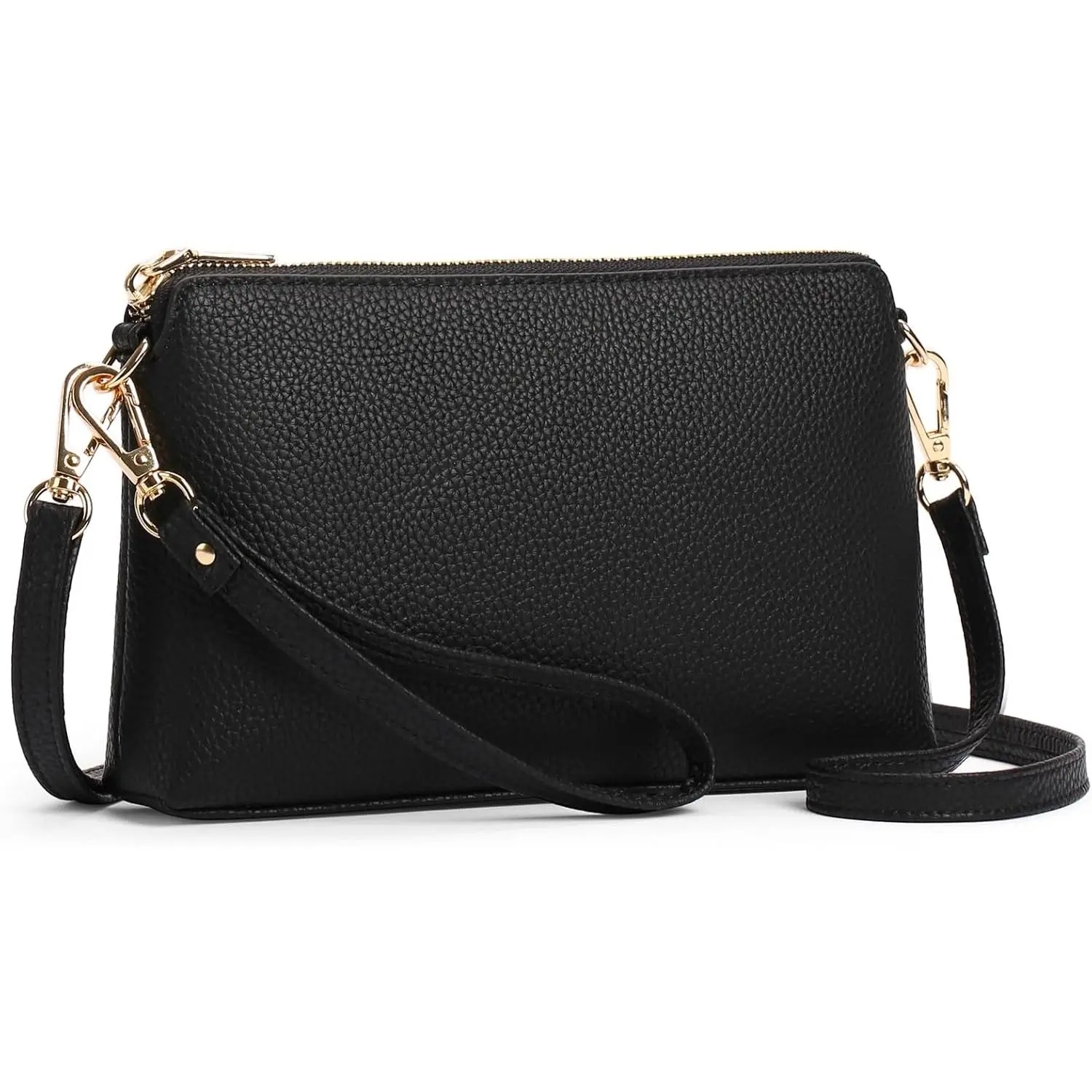 Crossbody Bags for Women RFID Blocking Leather   Bag Purses Women's Crossbody Handbags with Wristlet Strap