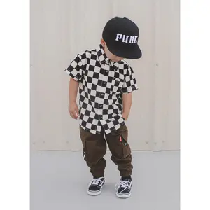 Checker Button-Up
