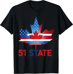 Funny 51 State Quote USA CANADA UNION T-Shirt