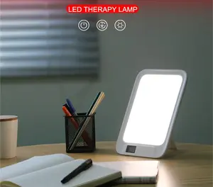 Led Light Therapy Lamp 3 Color Temperature, UV Free 10000 Lux Brightness for Home Office Traveling