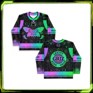 2026 ZEDS DEAD Levity GRIZ HOCKEY JERSEY, EDM Festivals Hockey Jersey Rave, EDM Rave Jersey Colors, Sport Outdoor Y2K Clothing, Gift For Her Him
