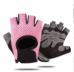 Sports fitness gloves breathable men's and women's equipment training non-slip half finger yoga horizontal bar pull-up anti-cocooning