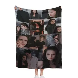Twilight Flannel Throw, The flannel Blanket, Soft Warm Blanket for Sofa & Bed 30x40 40x50 50x60 60x80inch