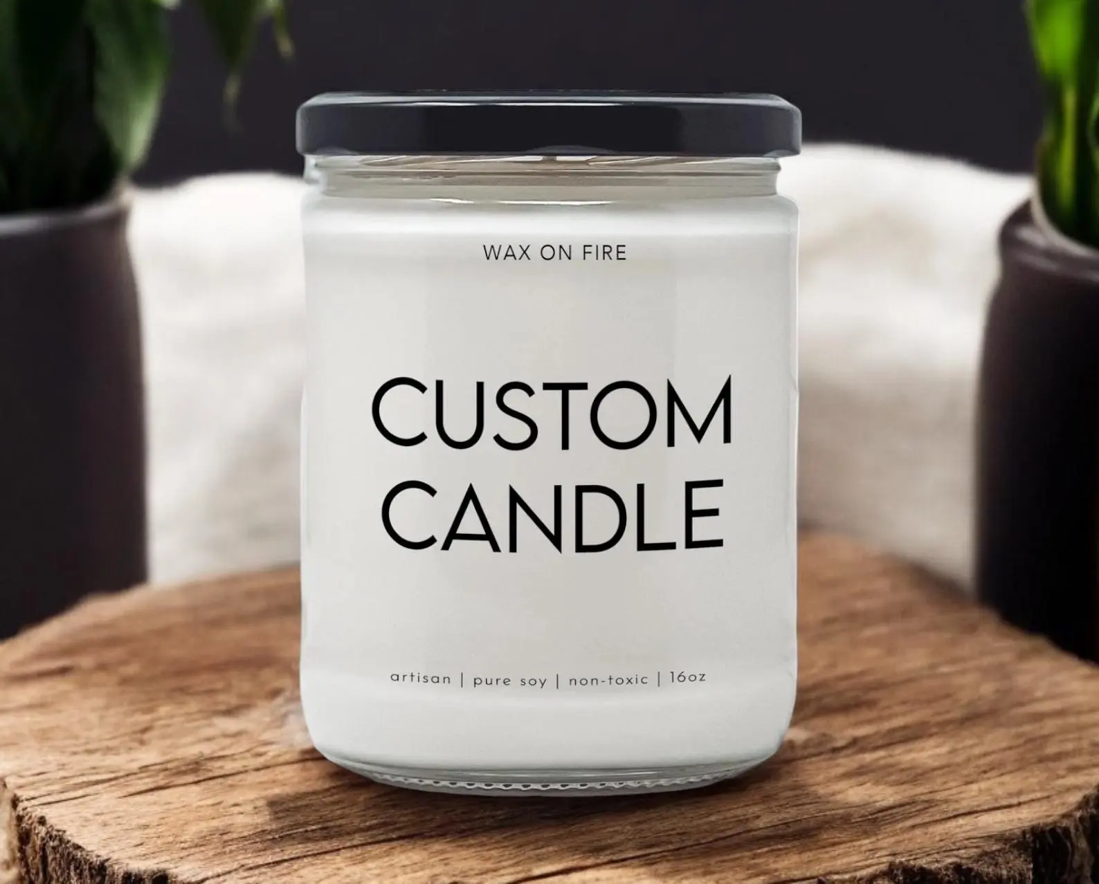 Custom Personalized Customized Candle Custom Candles Personalized Candles Personalized Gift Personalized Gifts Custom Gifts Decor Gla