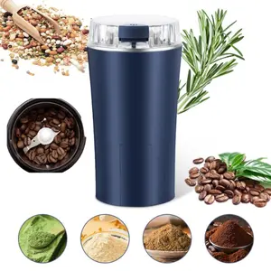 [DAS] Electric grinder, 300W powerful fast grinding for dry spices and flower buds, one-button switch, convenient powder grinder suitable for herbs, spices, nuts, grains, and coffee beans