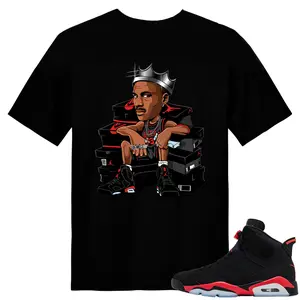 Unisex T-shirt To Match Sneakers Jordan 6 Reverse Infrared - MJ-Sneaker-King. 100% Cotton for Casual Wear. Comfortable Summer Unisex T-Shirt to match Jordan Sneaker. Streetwear Style. urban outfitters