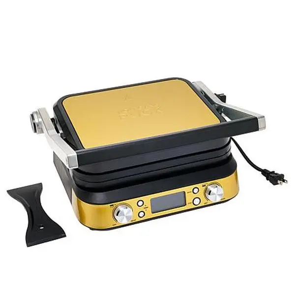 Wolfgang Puck 1700W 5-in-1 Grill, Griddle and Panini Maker