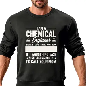 Mens Chemical Engineer Graphic Long Sleeve T-Shirt – Soft & Comfortable, Casual Wear, Mens Graphic Tee, Cotton Shirt, Science Gift, Everyday Top