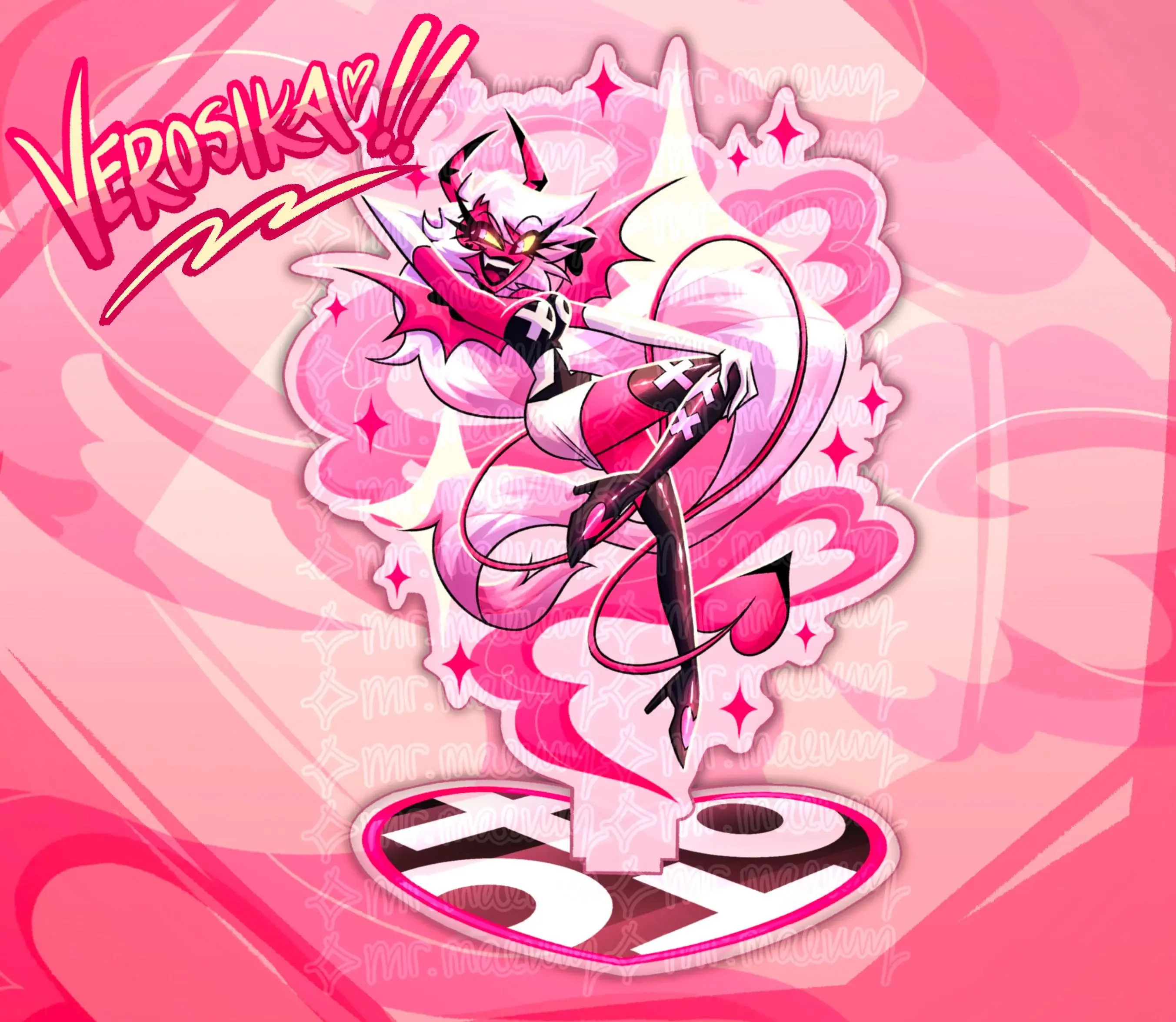 HelluvaBoss Verosika アクリルスタンド Helluva Boss Verosika Acrylic Standee Acrylic Stand Gift For Fan