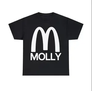 Molly Y2k Streetwear T-Shirts Merch Menswear Top Man Shortsleeve Tropical Crewneck Round Neck Tshirt Underwear Casual
