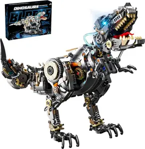 Mechanical Tyrannosaurus Building Blocks Set,T Rex Model Home Decor Gift for Adults Teens Kids Boys（1268PCS） Dinosaur