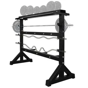 Dumbbell Rack Stand, Multifunctional Barbell Rack Weight Rack for Dumbbells, Heavy Duty Weight Storage Organizer Dumbbell Storage Stand Holder