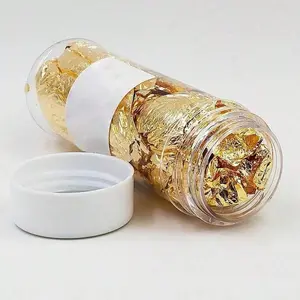 Gold Foil Paper Decorative Material, Non-Eatable Foil Sheet for Dessert Cake Ice Cream Decoration, Perfect for Party & Event Use