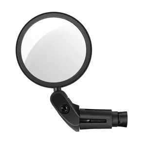 Addmotor Bike Mirror,Bike Bar End Mirror, Adjustable 360˚Rotatable HD Glass Convex Lens Bicycle Rearview Mirror, Safe Cycling Rearview Mirror
