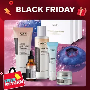 VGO Skincare Five-step Routine Moisturizing Repair Daily Care All-in-One Set Cleanser Moisturizer-B Cleansing Moisture