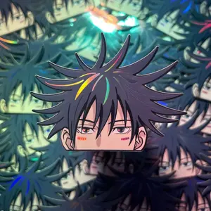 Custom Holographic Megumi Sticker