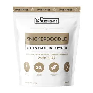 Just Ingredients Snickerdoodle VEGAN Protein Powder 20g Plant-Based Smooth Texture Dairy Free Workout & Fitness Supplement