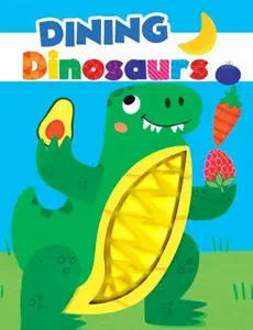 USED-Dining Dinosaurs - Silicone Touch and Feel - Sensory Board Book by Little Hippo Books (Unknown)