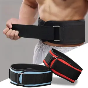 Adjustable Weightlifting Belt for Waist Toning with Double D-Ring Buckle, Strength Training Belt for Squats, Dumbbell & Barbell Workouts, Sports Waist Belt