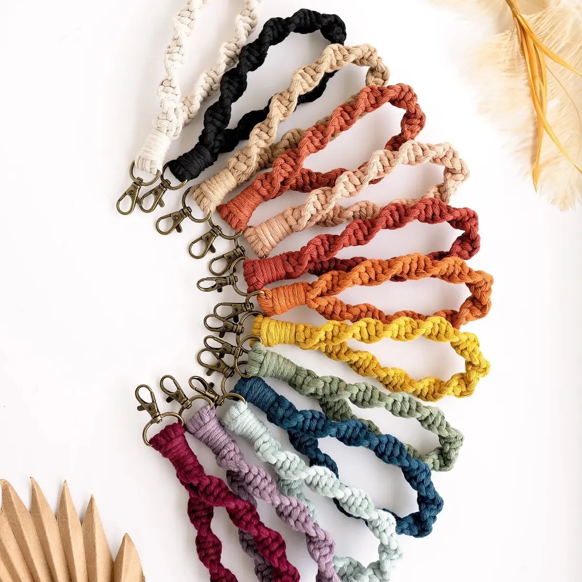 Twisted Macrame Wristlet
