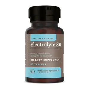 Electrolyte SR - Sustained Release Electrolyte for Optimal Hydration - 60 Tablets - Zero Sugar & Calories, Non-GMO, Vegan, Gluten Free - Muscle Recovery, Energy Fitness