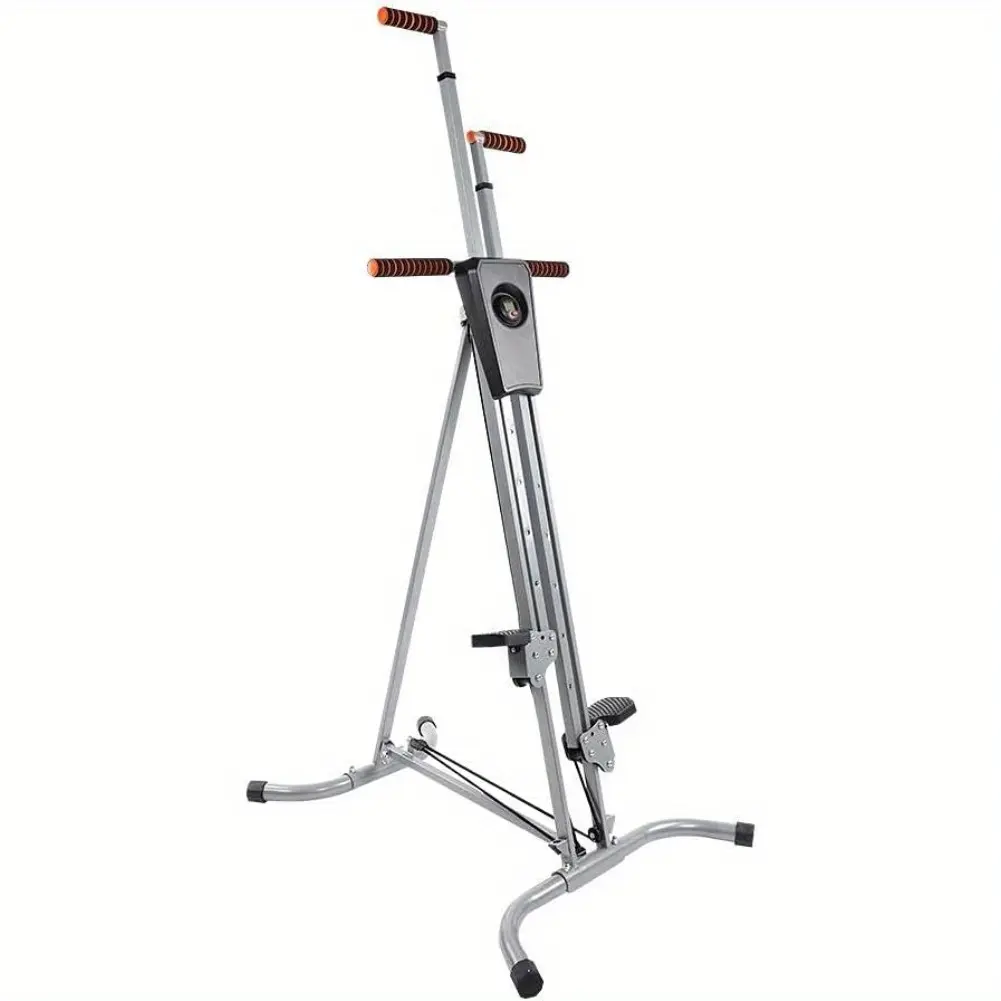 Sports Season Promotion Vertical Stair Climber, Climber Exercise Machine Full Body Workout Heavy Duty Folding Climbing Machine Fitness Stair Climber with LCD Monitor Adjustable Stepper Climber Exercise