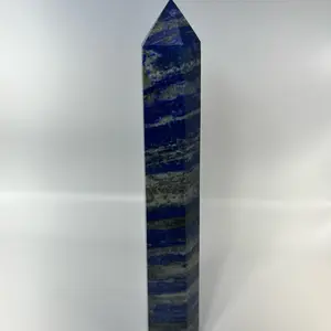 Natural Lapis Lazuli Tower – Over 1 lb – Approx. 10 Inches – Authentic Crystal