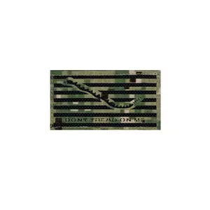 LASER CUT WOODLAND MARPAT REVERSE AMERICAN FLAG PATCH