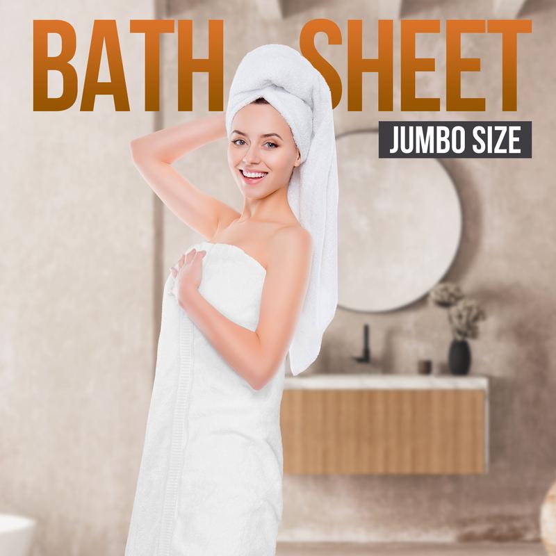 Utopia Towels Luxurious Jumbo Bath Sheets 2-Pack | Soft, Absorbent & Quick-Dry | Hotel Quality Extra Large 35x70" Towels | Bathroom Accessory Durable Utopia Towels Luxurious Jumbo Bath Sheets 2-Pack | Soft, Absorbent & Quick-Dry | Hotel Quality Extra Large 35x70" Towels | Bathroom Accessory Durable